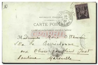 Marsella - La Mairie — Fototipia Lacour, n°6 — Reverso