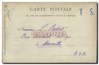 Marseille — Het Stadhuis — Collecties ND Fot n°26 — Achterkant