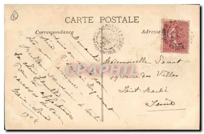 Marseille - Rada Miasta — widok budynku administracyjnego — L.P.M.-28 — Rewers