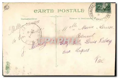 Marseille — The City Hall — anonymous publisher, no. 29 — Back