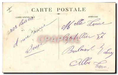 Marsiglia — L'Hotel de Ville — Edizione delle Nuove Gallerie, n°26 — Verso
