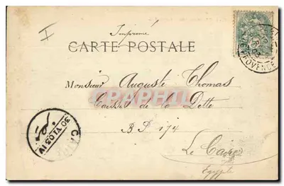 Marseille - Rada Miasta — widok portu z łodziami — L.P. 53 — Rewers