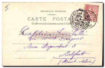 Marseille — Miejski Urząd Gminy — Fototypia E. Laceur, 19 rue Thubanegu — Rewers