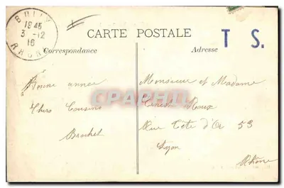 Marseille. 2.- Het Stadhuis — Magasin Général - Marseille — Achterkant