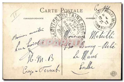 Marseille - Rada Miejska - I. P. — Rewers