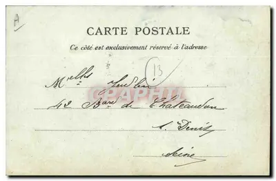 Marsella - Muelle del Puerto — vista del puerto y del muelle con barcos y edificios — editor L.P. n° 96 — Reverso