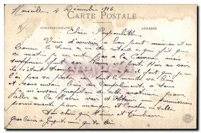 Marseille - Molo Dégirade - I. P. — Rewers