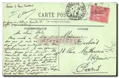 Marseille — O Farol de Palmier — LL — Verso