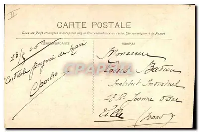 Marseille - De lantaarn van Sint-Maria — Uitgave Nouvelles Galeries, n°67 — Achterkant