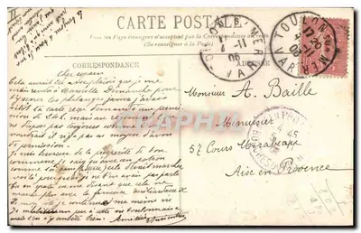 Marseille — Far Skarbiec i wejście do basenów — LL. — Rewers