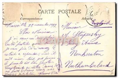 Marselha - O Farol de Santa Maria — L.P.M. 27 — Verso