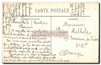 Marseille — De Darsena — Golvend Effect — LL — Achterkant