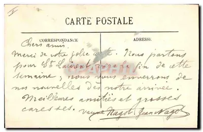 Marselha — Farol de Planier (59 m. de altura) — LL. — Editor LL, n° 85 — Verso