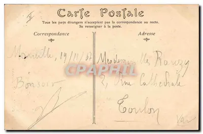 De Lantaarn van Santa Maria en Naire-Dang — Marseille — Uitgever: N° 39 — Achterkant