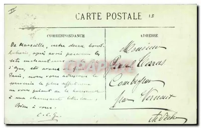 Marseille — De Lantaarn van de Désirade — Golvend effect — Selecta, n° 269 — Achterkant