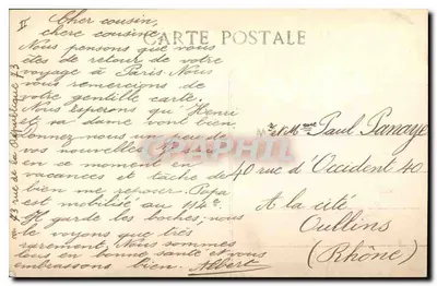 Marseille — Molo Désirade — P.B. — Rewers