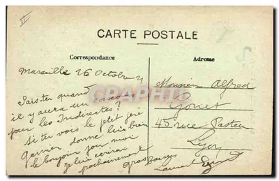 Marseille — Molo Désirade — Rewers