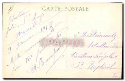 Marseille - Molo Désirade - P.B. — Rewers