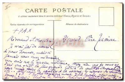 Marseille — De Grande-Jetée en de Kerk van Santa Maria — Uitgave C. Marlière - Marseille, n°20 — Achterkant
