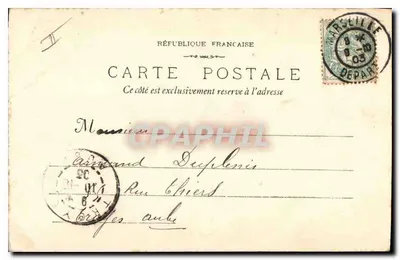 Marseille - Molo św. Marii — Fototypia E. Lacour, 19 rue Thubaneau, n°79 — Rewers