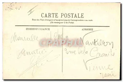 Marseille — De Kade en de Lantaarn van Sint-Maria — LL. — Achterkant