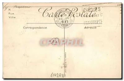 Marseille — O Farol de Planier — Editor LL, n° 85 — Verso