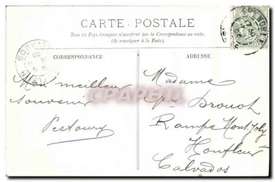 Grenoble — Vue générale — LL. n°378 — Verso