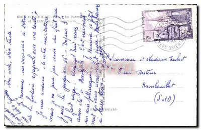 Château des Templiers — Collouze — éditeur inconnu, n° 6097 — Rewers