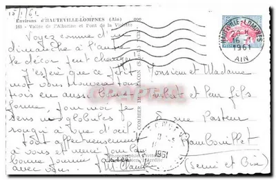 Dolina Albarine i Most Violette — Hauteville-Lompnes (Ain) — wydawca RIM — Rewers