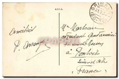 Grimaldi-Ventimiglia — Balzi-Rossi, Vista del Ponte San Luigi — A.D.I.A. — Verso
