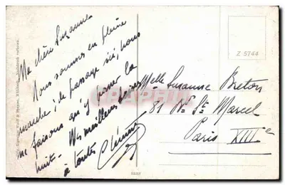 Mühlbach bei Lützelhausen — Totalansicht — Kaufhaus v. Wolff & Speyser — Verso