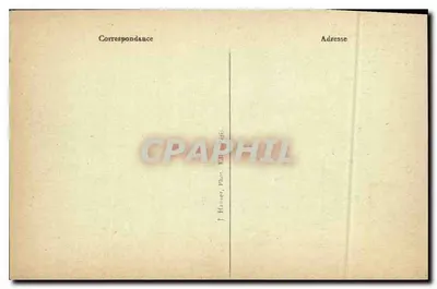 Paris - Church of the Madeleine — Copy of the Parthenon of Athens, publisher J. Haner, n° 7516 — Back
