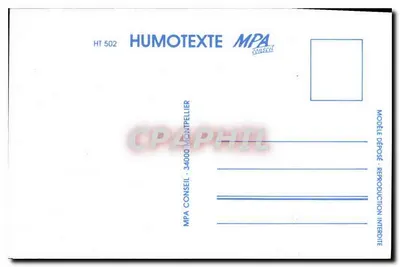 Encantos e efeitos — HUMOTEXTE MPA Conseil — HT 502 — Verso