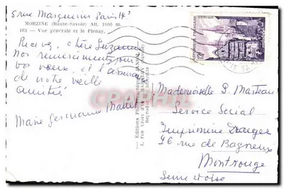 MORZINE (Haute-Savoie) — Vista geral e o Plenay — Janssot — Verso