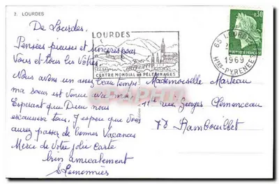 Lourdes — Centro Mundial de Pelerinagens — Edição Lourdes, n°2 — Verso