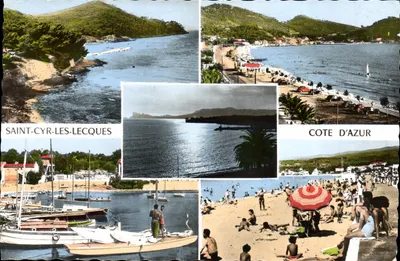Saint-Cyr-les-Lecques — Côte d'Azur — vista geral — editor Photo Bromocolor, n° 2041