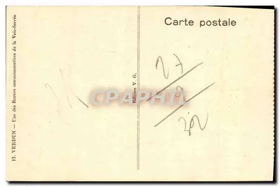 Verdun — Via Sacra — Chilometro 2,5 — Edizione V. G. — Verso