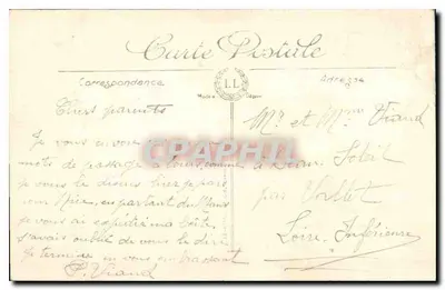 Tours — Pałac Sądu i Nowy Urząd Miasta — LL, n°53 — Rewers
