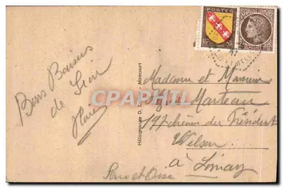 Pilgrimage do N.-D. de SION, przez Vézelize (M.-et-M.) — Étropileux, Étropileux-et-Cluny — Héliogravure D. D. — Rewers