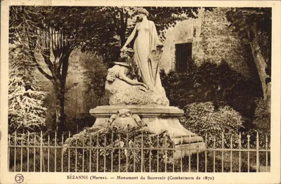 Sézanne (Marne) — Monument do Recordo (Combatentes de 1870)