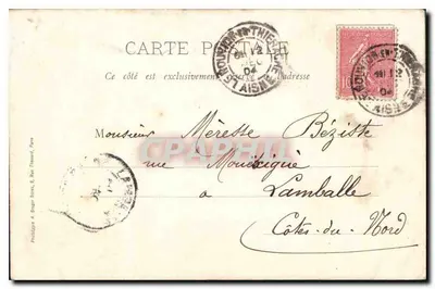 Le Nouvion — Wnętrze kościoła — Wydawca: Le Nouvion — Rewers