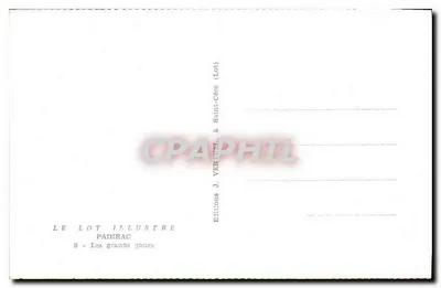 Los grandes gours — Saint-Céré (Lot) — Ediciones J. Verrière — Reverso