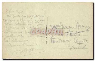 Nevers — Schody i Wjazd do Pałacu Ducznego — Imp. H. Wayner, Prémery — Rewers