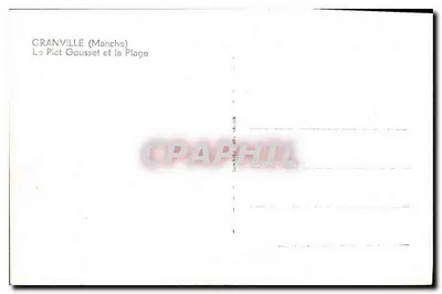 Granville (Manche) — A Piot Gousset e a Praia — Verso