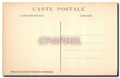 Chenecey-Buillon — Ruiny zamku — Wydawnictwo Syndykatu Inicjatywy w Besançon — Rewers