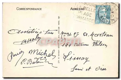 Cabourg (Calvados) — Plaża i Wielki Hotel (arch. Viraut i Mauciere) — Rewers