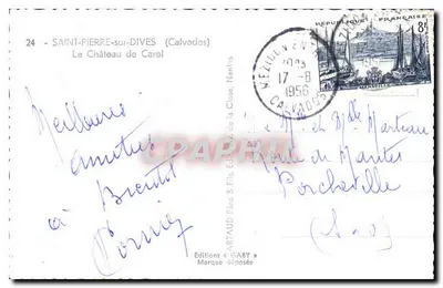 Zamek Carol — Saint-Pierre-sur-Dives (Calvados) — Wydawnictwo Gaby — Rewers