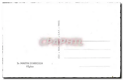 St-Martin-d'Arrossa — Katedra — C.A.P. Paryż — Rewers