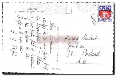 O Castelo-Forte de Mauleon — Séculos XII e XIII — C.A.P. (64) — Verso