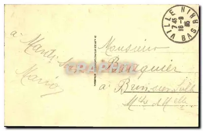 Riquewihr - Monumento da Grande Guerra e Praça das 3 Igrejas — editor C. N. 10 — Verso